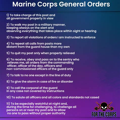 THE ELEVEN GENERAL ORDERS .